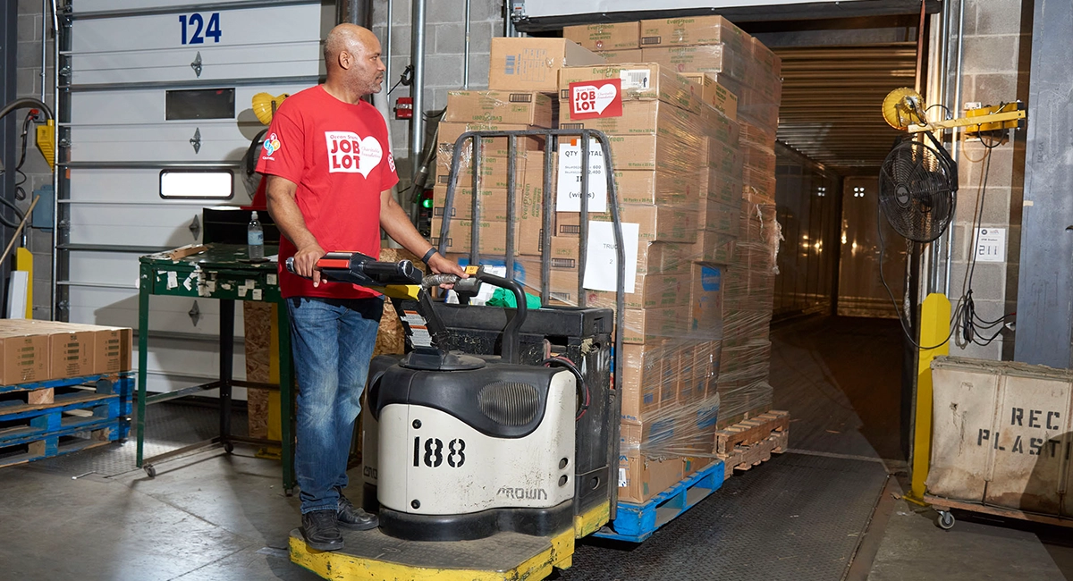 Loading supplies for Hurrican Idalia relief in Florida and Georgia