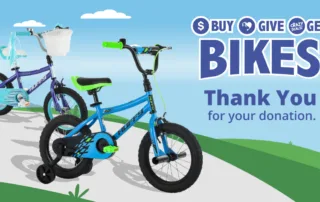 Ocean State Job Lot Buy Give Get Bikes thank you