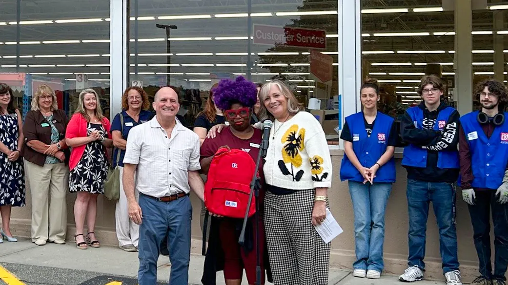 Pictured left to right: Curtis Corl, Chief Marketing Officer, Ocean State Job Lot; Brenda Jenkins, Community Relations Coordinator, Central Community Branch YMCA; Annette Crowley, District Team Leader, Ocean State Job Lot.