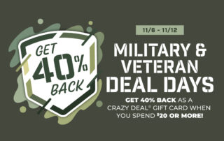 Ocean State Job Lot Announces Return of “Military and Veteran Deal Days” November 6th through November 12th graphic